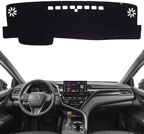Dashboard Cover Dash Mat Fit for to-yota Camry 2024-2018, Car Dash Board Mat by KEYOOG