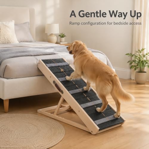 Upgrade 2-in-1 Pet Ramp Dog Stair, Folding Pet Stairs, Portable Dog Ramp - Image 5
