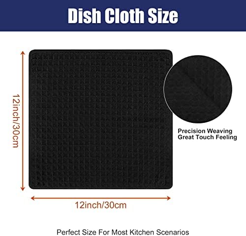 Homaxy Microfiber Waffle Weave Kitchen Dish Cloths - Image 2