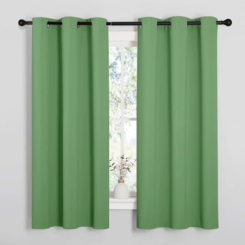 NICETOWN Forest Green Blackout Curtains, 2 Panels by NICETOWN