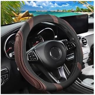 Osilly 15 Inch Artificial Leather Steering Wheel Cover by Osilly