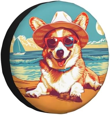 Funny Dog Spare Tire Cover Wheel Protectors by Unknown