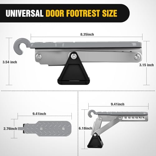 Nilight Car Door Step Universal Aluminum Latch Step - Image 5