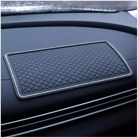 Bling Car Dashboard Anti-Slip Mat, Rhinestone Auto Dash Phone Hold Sticky Pad - Image 6