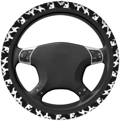 Cow Steering Wheel Covers Non Slip Neoprene Steering Wheel Protector Cover - Image 6