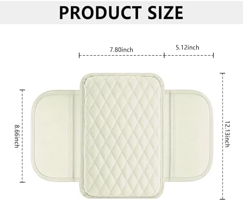 Stacool Upgraded Car Center Console Cover, Microfiber Leather Car Armrest Cover - Image 2