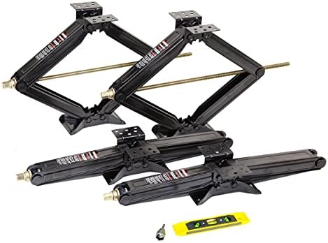 ROCKMAN RV Camper Trailer Stabilizer Leveling Scissor Jacks 24" 5000lbs PK4 by ROCKMAN