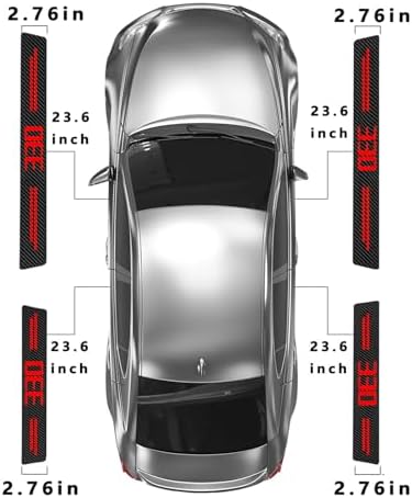 Door Sill Protectors for 3-Serie 330i & 330e, Carbon Fiber Leather Front/Rear - Image 5