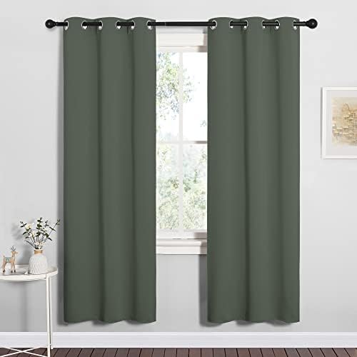 NICETOWN Dark Mallard Blackout Curtains - Image 7