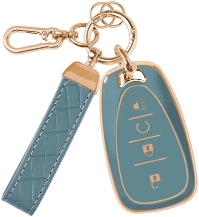 Rislobx Key Fob Cover Fit for Chevy Key, Car Key Case Protector for Volt Bolt by Rislobx