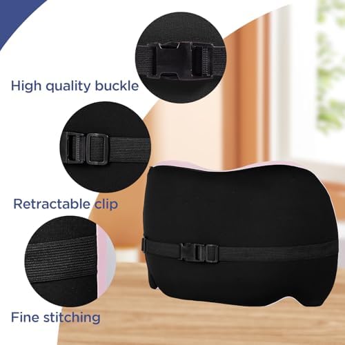 Cooling Lumbar Support Pillow for Office Chair, Memory Foam Car Back Cushion - Image 6