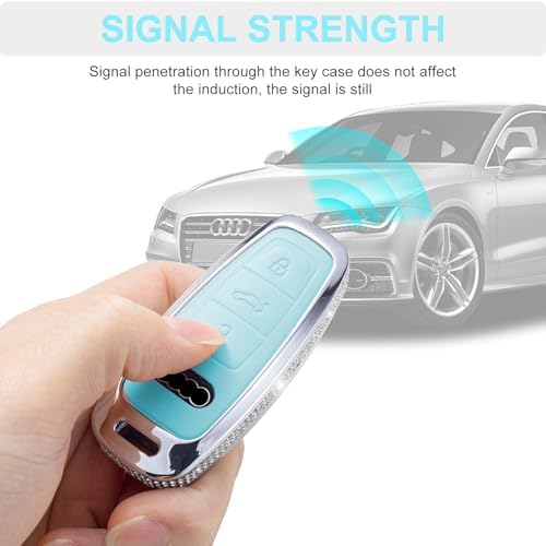 for Audi Key Fob Cover with Keychain - Image 6