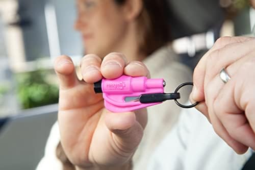 resqme The Original Emergency Keychain Car Escape Tool, 2-in-1 Seatbelt Cutter - Image 2