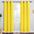 NICETOWN Bright Yellow Room Darkening Curtains by NICETOWN