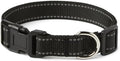 Amazon Basics Reflective Polyester Dog Collar, Adjustable Length 15"-23.5" by AmazonBasics