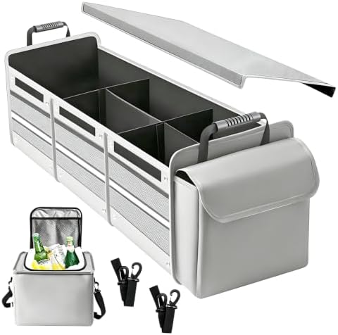 Car Trunk Organizer with Removable Cooler Bag by Oivjckx