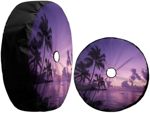 Palm-Trees-Beaches Spare Tire Cover - Image 3