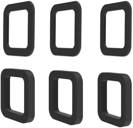 6 Pack - Multiple Size Combination，2.5 Inch Hitch Receiver Silencer Pad by JoytraceParts