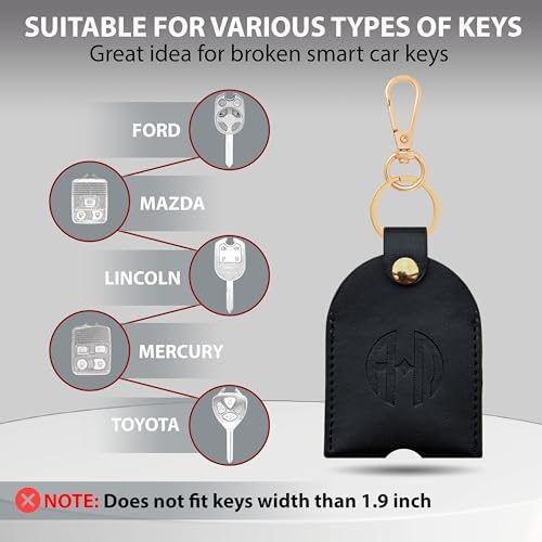 Leather Key Sleeve for Broken Car Key Loop Replacement - Image 6