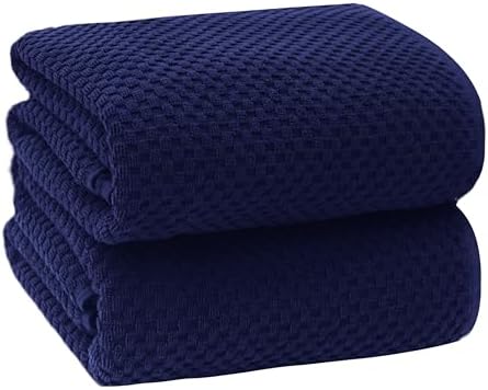 COTTON CRAFT Euro Spa Waffle Weave Bath Sheets by COTTONCRAFT