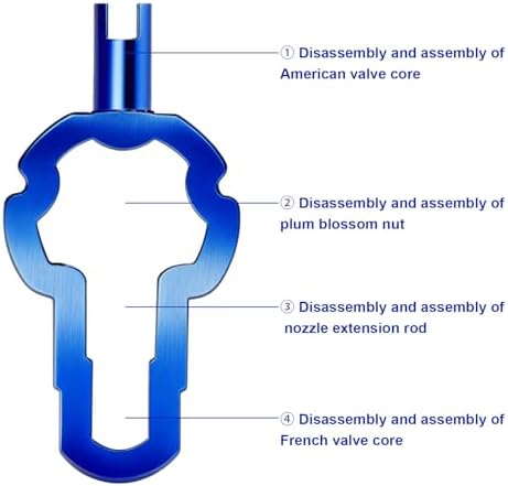 NEWHOOK 4-in-1 Presta Valve Core Tool - Image 3