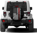 American Flag Baseball Theme Spare Tire Cover by Foruidea
