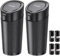 Car Trash Can with Lid, 2 Pack Mini Cup Holder Trash Can with 60 Bags, 900ML by Unknown