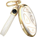 Lucrum Compatible with Hyundai Key Fob Cover & Keychain by Lucrum