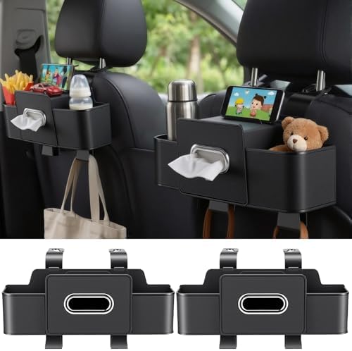2 Pack Back Seat Car Organizers - Image 2