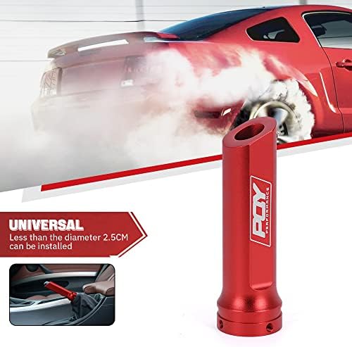 Aluminum Handbrake Cover Brake Sleeve Handle Protector Universal Red - Image 5