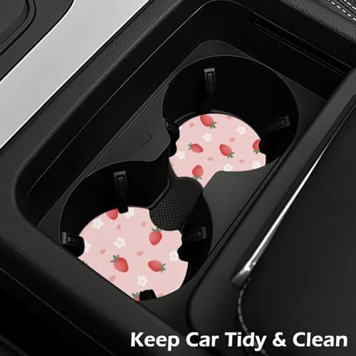 KARREAL 2 Pcs Car Cup Coasters - Image 4