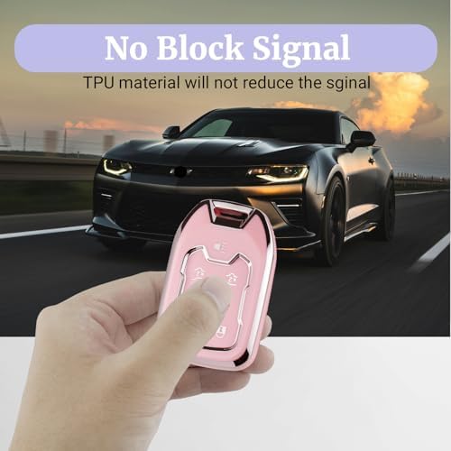 Joouheax for Chevy Soft TPU 6-Button Key Fob Cover, Soft TPU - Image 3