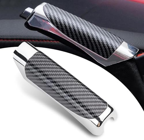 Eratus Car Handbrake Cover, Carbon Fiber Decorative Anti-Scratch Protective by Unknown
