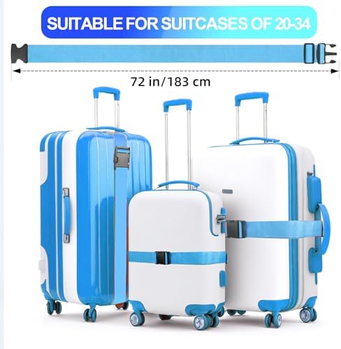 Luggage Straps for Suitcases TSA Approved, Travel Belt Suitcase Belt, Suitcase - Image 6