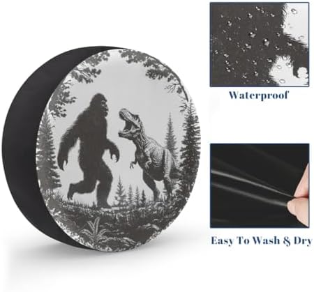 Bigfoot Spare Tire Cover Waterproof Dust-Proof Spare Wheel Covers - Image 4