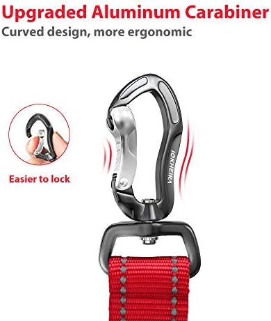 IOKHEIRA Dog Seatbelt, Updated Dog Seat Belt, Reflective Bungee Dog Car Harness - Image 3