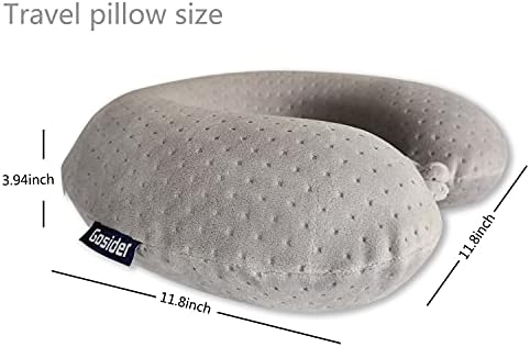 Memory Foam Travel Pillow, Comfortable Travel Neck Pillow U Shape, Support Neck - Image 3