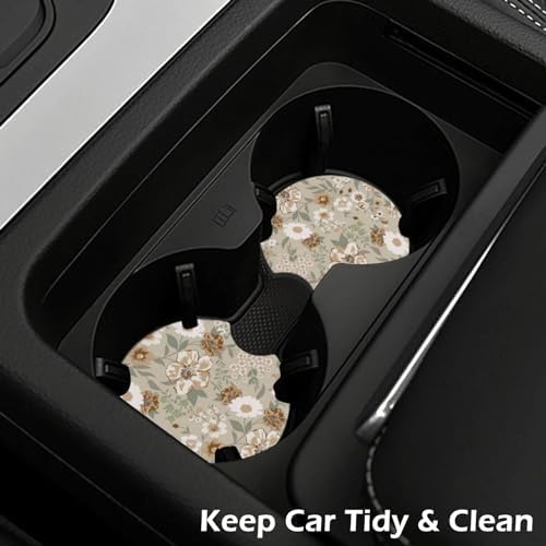 KARREAL 2 Pcs Car Cup Coasters - Image 4