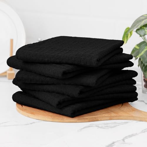 Homaxy Microfiber Waffle Weave Kitchen Towels, 6 Pack - Image 6