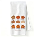 Christian Fall Kitchen Towel, Fruit Of The Spirit Pumpkin Gift Dish Towel by Unknown