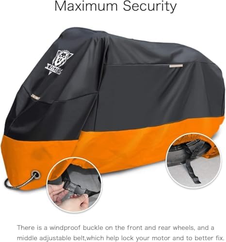 XYZCTEM Motorcycle Cover – All Season Waterproof Outdoor Protection - Image 4