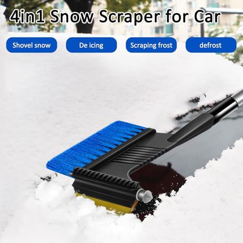 Snow Brush with Ice Scraper, Telescopic 60-86 cm - Image 3