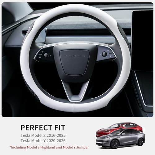 Uxcer Nappa Leather Steering Wheel Cover Compatible - Image 2