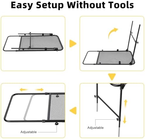 Camping Table for Tire Mount, Unfolded Size 40x19.7x32.7 Inches Portable - Image 4