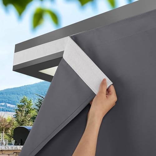 NICETOWN Rod-Free Outdoor Curtains by NICETOWN