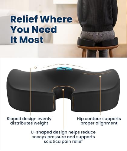 Everlasting Comfort Doctor Recommended Memory Foam Seat Cushion - Image 3