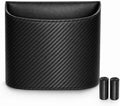 Leather Car Trash Can, Leakproof Car Garbage Can, Secure Hook & 60 Liners by Cozilo