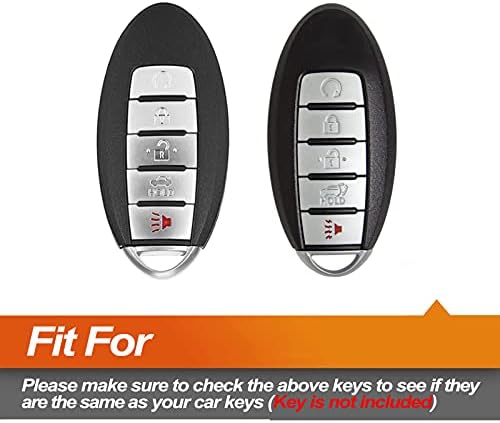 Silicone Key Fob Cover Fit for Nissan Armada Murano Rogue Maxima Altima - Image 2