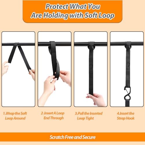 Ohuhu Ratchet Tie Down Straps - Image 6