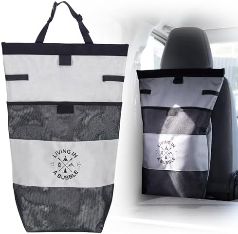 Living in a Bubble Wet Dry Laundry Bag – Portable Waterproof Laundry Hamper by LivinginaBubble